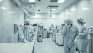 manutenção de salas limpas